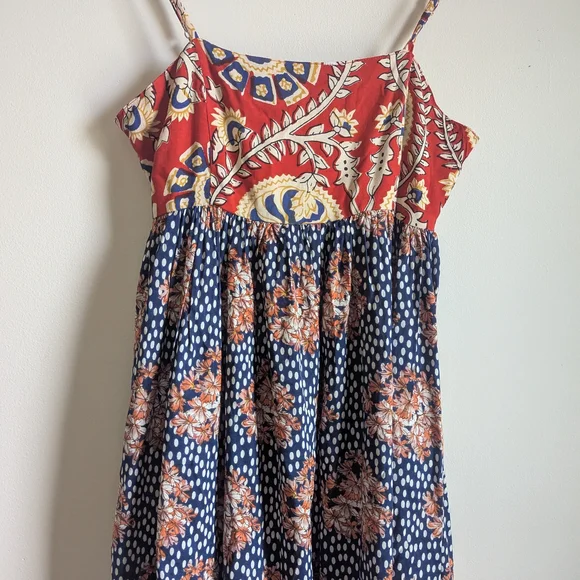 Natural Life Red Floral Dress - Picture 2 of 6